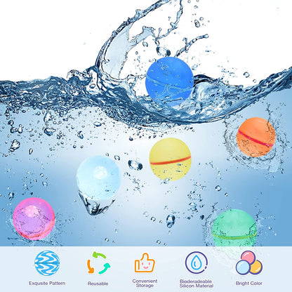 Opaline™ Reusable Water Balloons (12 pcs)